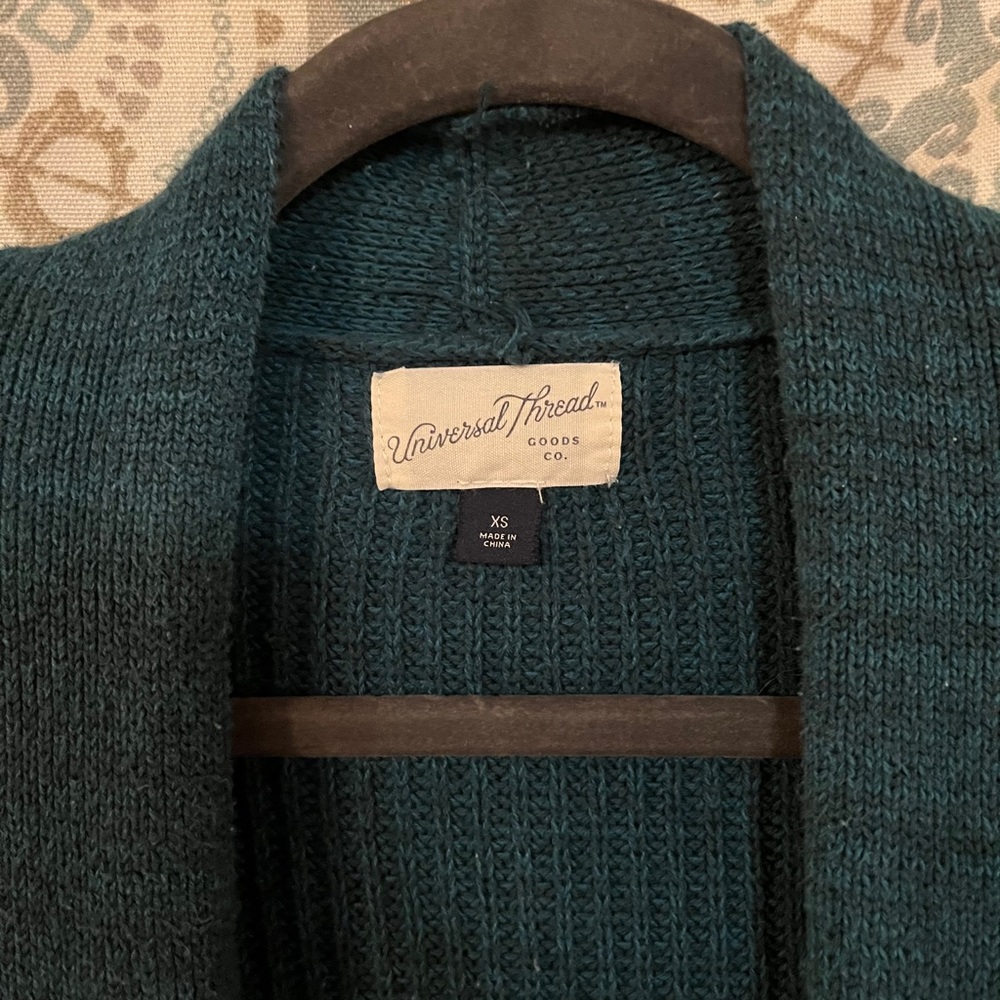 Teal Cardigan